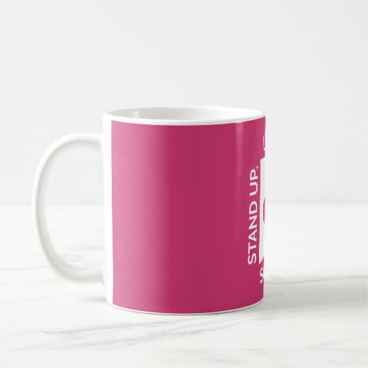 Tagline Pink Tasse (Links)