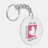 Tagline-Schlüsselanhänger Schlüsselanhänger (Vorderseite links)