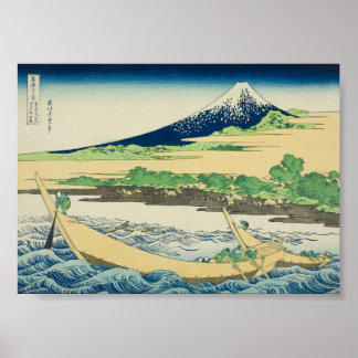 Tagonoura-Bucht nahe Ejiri an der Tokaido Poster