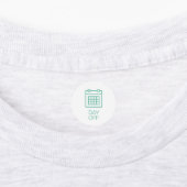 Tagplaner / Organisationsaufkleber / Labels Etiketten (Befestigt)