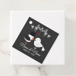 Tags der personalisierten Gastgeschenk Hochzeit Geschenkanhänger