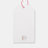 Tags der Weihnachtspferde Geschenkanhänger (Rückseite)