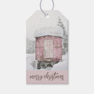 Tags der Winterlandschaft für Weihnachtsgeschenke Geschenkanhänger
