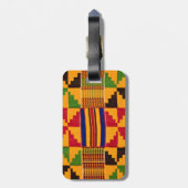 Tags für afrikanische Printwerbung Gepäckanhänger (Rückseite vertikal)