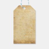 Tags für ältere Papiergeschenke Geschenkanhänger (Rückseite)