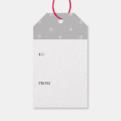 Tags für Botanisches WEIHNACHTEN-Weihnachtsgeschen Geschenkanhänger (Rückseite)