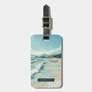 Tags für das Gepäck am Strand Gepäckanhänger