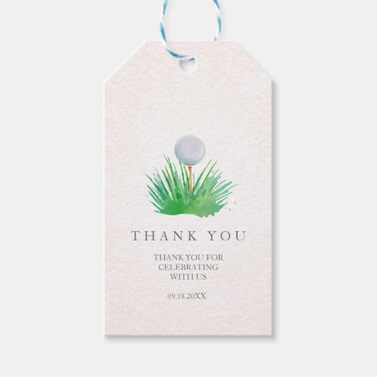 Tags für das Geschenk des Golfball Geschenkanhänger (Vorderseite)