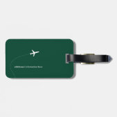 Tags für das Reisegepäck Gepäckanhänger (Rückseite horizontal)