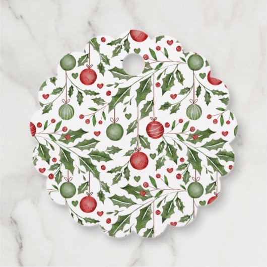 Tags für Feiertage Geschenkanhänger (Rückseite)