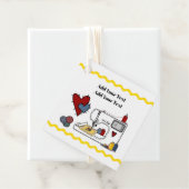 Tags für Kleidung, Geschenke, etc. Geschenkanhänger (Beispiel)