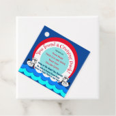 Tags für Kreuzfahrten mit Enten Geschenkanhänger (Beispiel)