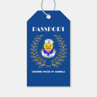 Tags für Kreuzfahrten mit Entenpass Geschenkanhänger
