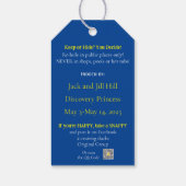 Tags für Kreuzfahrten mit Entenpass Geschenkanhänger (Rückseite)