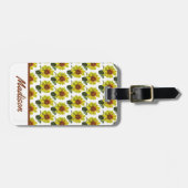 Tags für Sonnenblumen Gepäckanhänger (Vorderseite horizontal)
