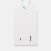 Tags mit unendlich vielen Geschenkartikeln Geschenkanhänger (Rückseite)