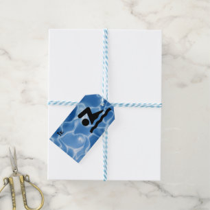 Tags zum Schwimmen Geschenkanhänger