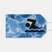 Tags zum Schwimmen von Geschenkartikeln Geschenkanhänger (Vorderseite (Horizontal))