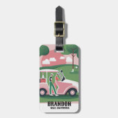 Tags zum Thema Golf | Golfplatz in der Nähe Gepäckanhänger (Vorderseite vertikal)