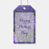 Tagsgeschenke Tags Lila Lavendel Geschenkanhänger (Rückseite)
