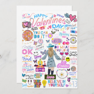 TÄGSKARTE DER SWIFT-INSPIRIERTEN VALENTINE EINLADUNG