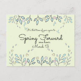 Tagsparen Erinnerung Business Postkarte