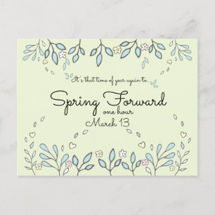 Tagsparen Erinnerung Business Postkarte