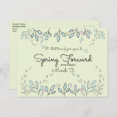 Tagsparen Erinnerung Business Postkarte (Vorne/Hinten)