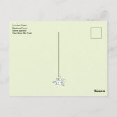 Tagsparen Erinnerung Business Postkarte (Rückseite)