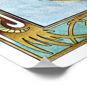 Tagsüber, Alphonse Mucha Poster (Ecke)