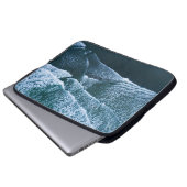 Tagsüber Meereswellen Laptopschutzhülle (Vorne Knopf)