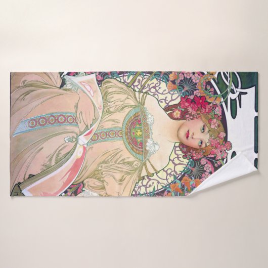 Tagtraum (Frühling), Mucha Badehandtuch (Badehandtuch)