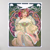 Tagtraum (Frühling), Mucha Poster (Vorne)