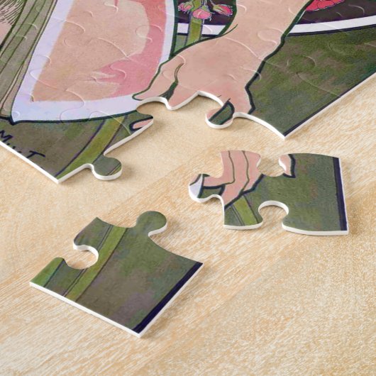 Tagtraum (Frühling), Mucha Puzzle (Seite)