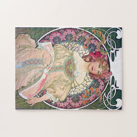 Tagtraum (Frühling), Mucha Puzzle (Horizontal)