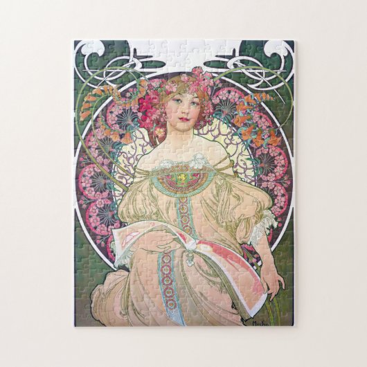 Tagtraum (Frühling), Mucha Puzzle (Vertikal)