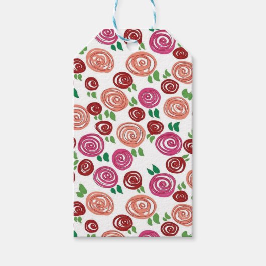 Tagtraum Rosen Geschenkanhänger (Vorderseite)