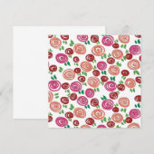 Tagtraum Rosen Mitteilungskarte (Vorne/Hinten)