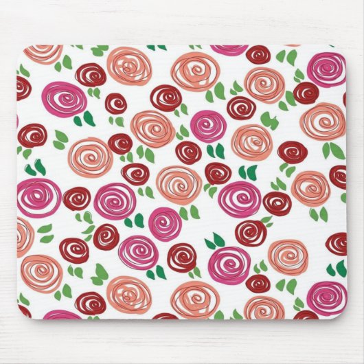 Tagtraum Rosen Mousepad (Vorne)