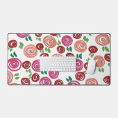 Tagtraum Rosen Schreibtischunterlage (Tastatur & Maus)