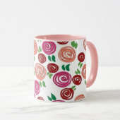 Tagtraum Rosen Tasse (VorderseiteRechts)
