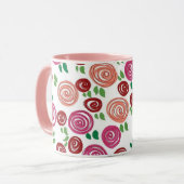 Tagtraum Rosen Tasse (Vorderseite Links)