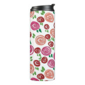 Tagtraum Rosen Thermosbecher (Nach links gedreht)
