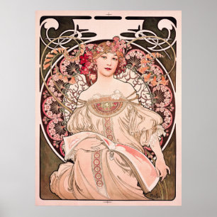 Tagtraum von Alphonse Mucha  Poster