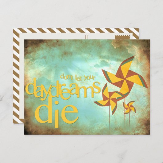 Tagträume Postkarte (Vorne/Hinten)