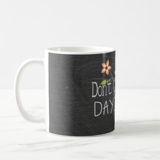 Tagträume und Blume Kaffeetasse (Links)