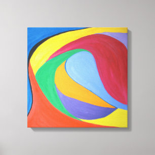 Tagträumen, Wandkunst abstrakt Leinwanddruck