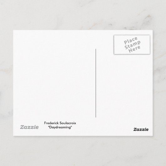 Tagträumend - Vintag Postkarte (Rückseite)