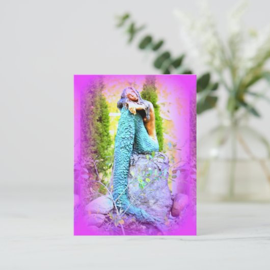 Tagträumende Postkarte (Stehend Vorderseite)