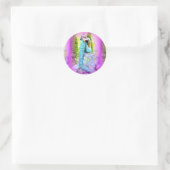 Tagträumer Runder Aufkleber (Tasche)